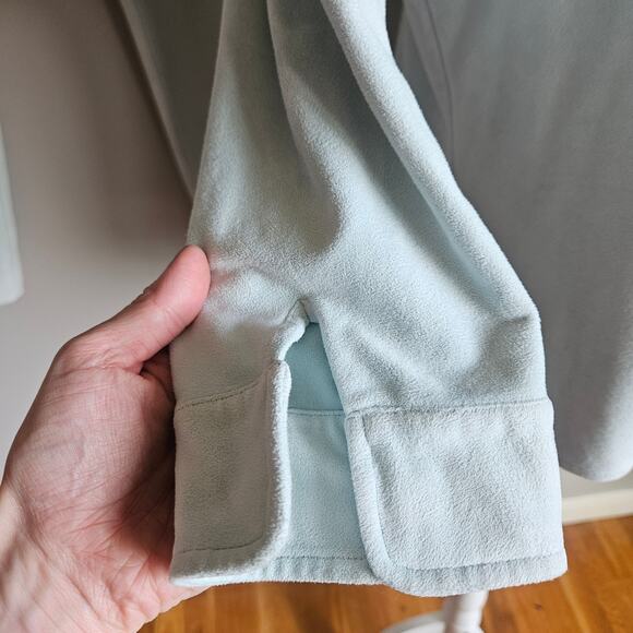 Vtg Mel & Lisa Pant‎ Set Size 8/10 Pastel Blue Minimalist Soft Knit 90s Casual - Picture 5 of 16